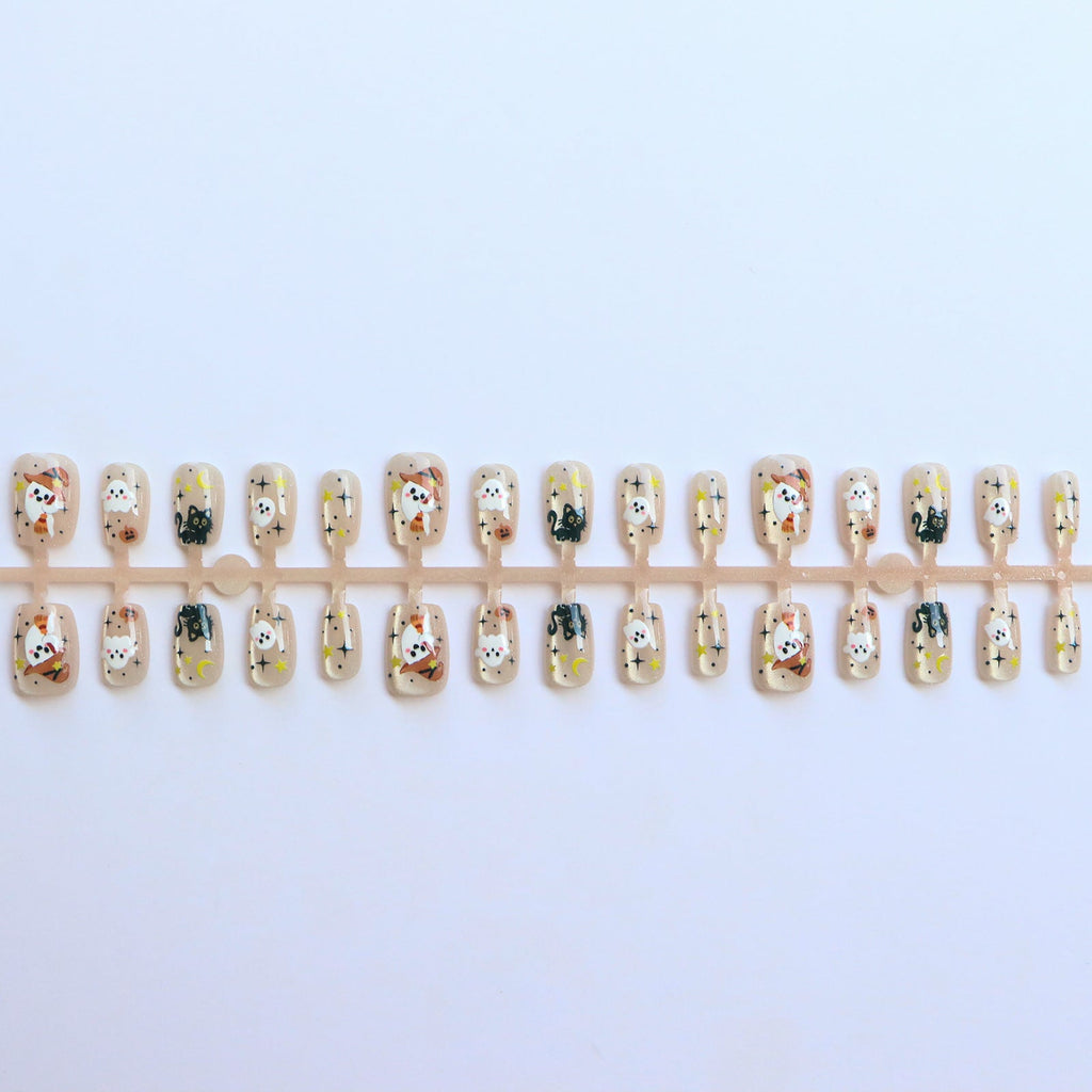 Halloween-Themed Press-On Nail Art Set Siopsrl
