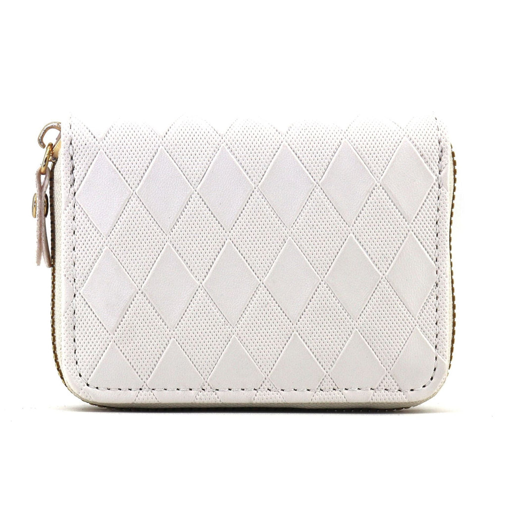 Siopsrl | Elegant Diamond-Patterned Zip Wallet