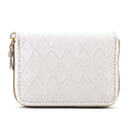 Siopsrl | Elegant Diamond-Patterned Zip Wallet