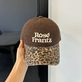 Siopsrl | Women's Distressed Leopard Print Baseball Cap Siopsrl