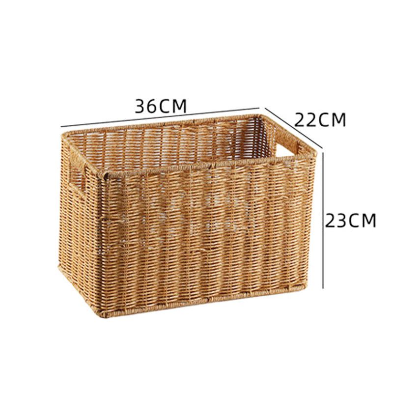 Rectangular Woven Storage Basket Siopsrl