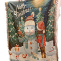 Holiday-Themed Cozy Blanket