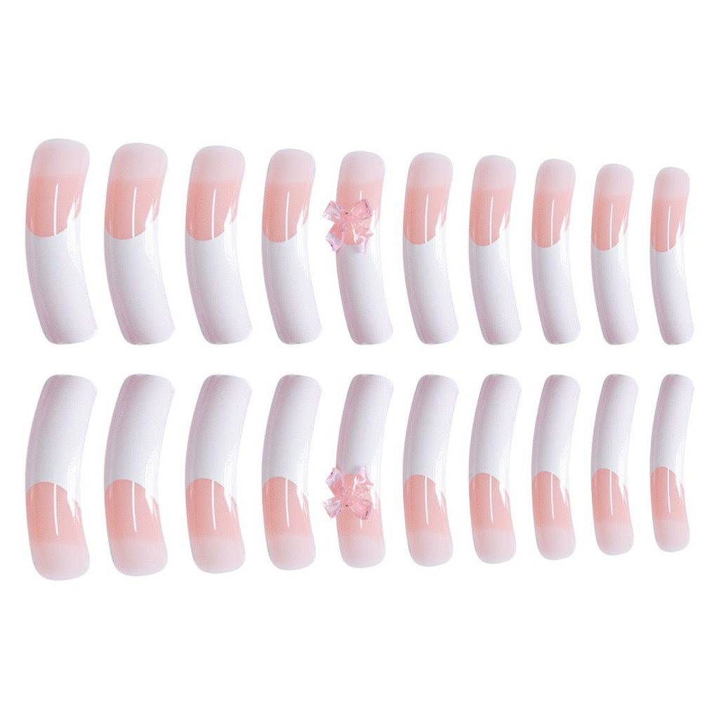 Siopsrl | Elegant Nail Art Enhancements with Decorative Bow Accents Siopsrl