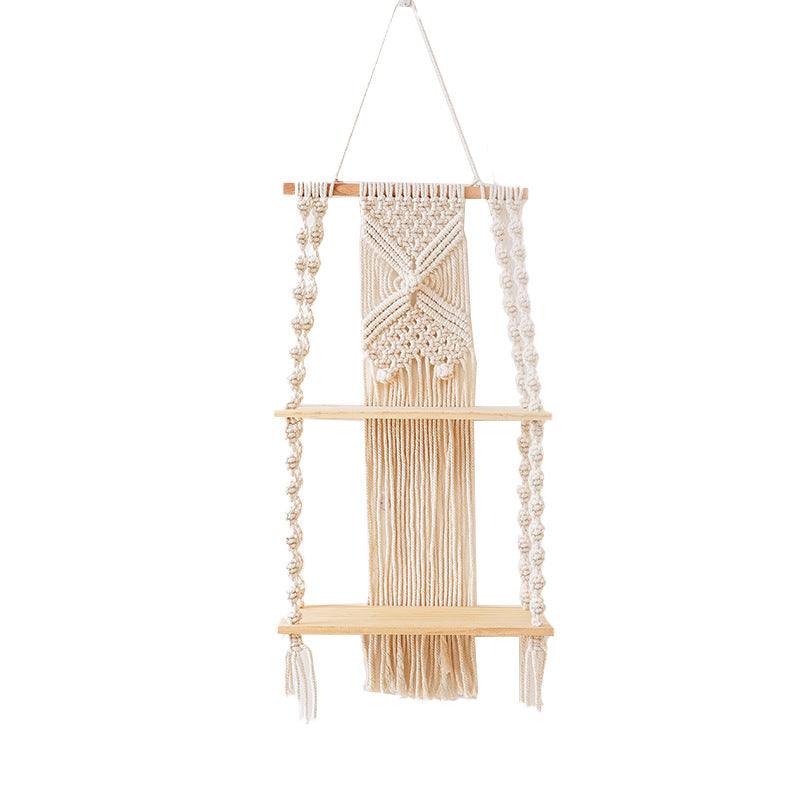 Decorative Macramé Wall Shelf Siopsrl