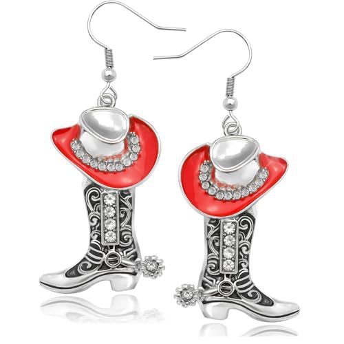 Siopsrl | Cowboy Boot and Hat Earrings Siopsrl