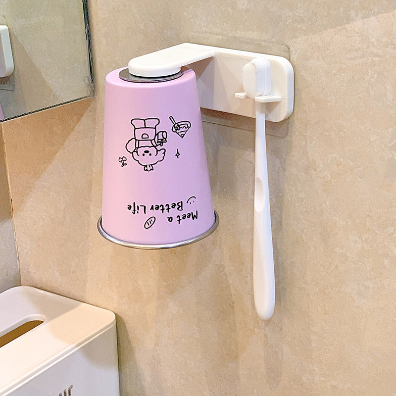 Siopsrl | Wall-mounted toothbrush holder with playful design Siopsrl