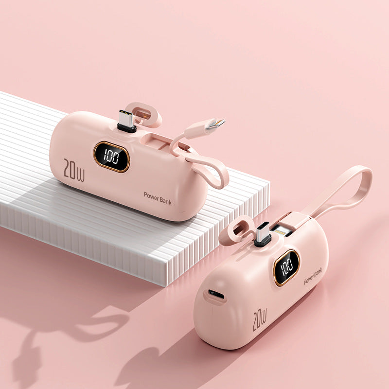 Siopsrl | Power bank with integrated charging cable Siopsrl