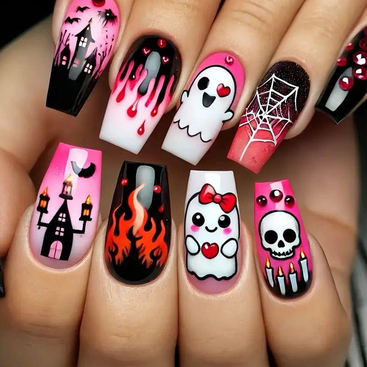 Siopsrl | Creative Halloween Nail Art Set Siopsrl