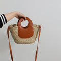 Siopsrl | Fashionable handbag with combined leather handle Siopsrl