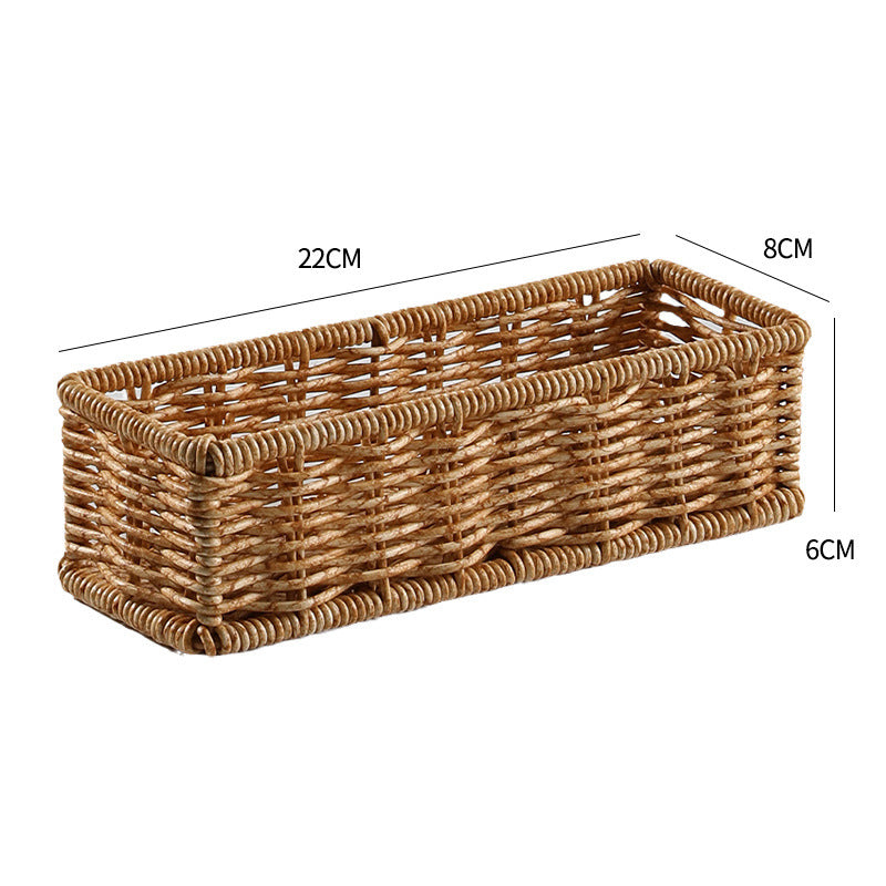 Rectangular Woven Storage Basket Siopsrl