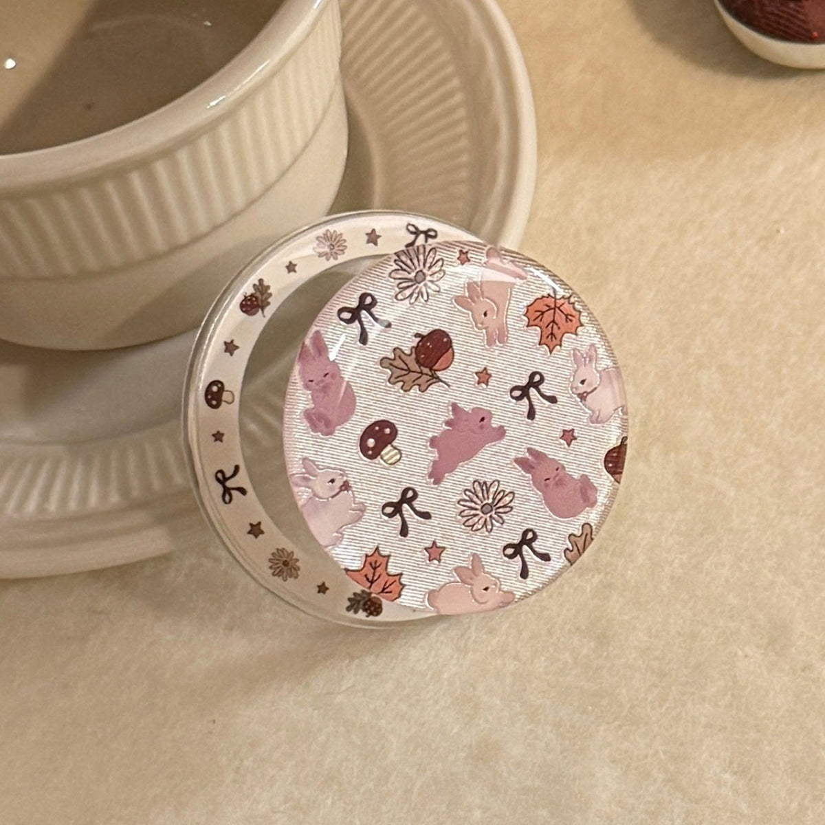decorative cosmetic box with cute rabbit motif Siopsrl