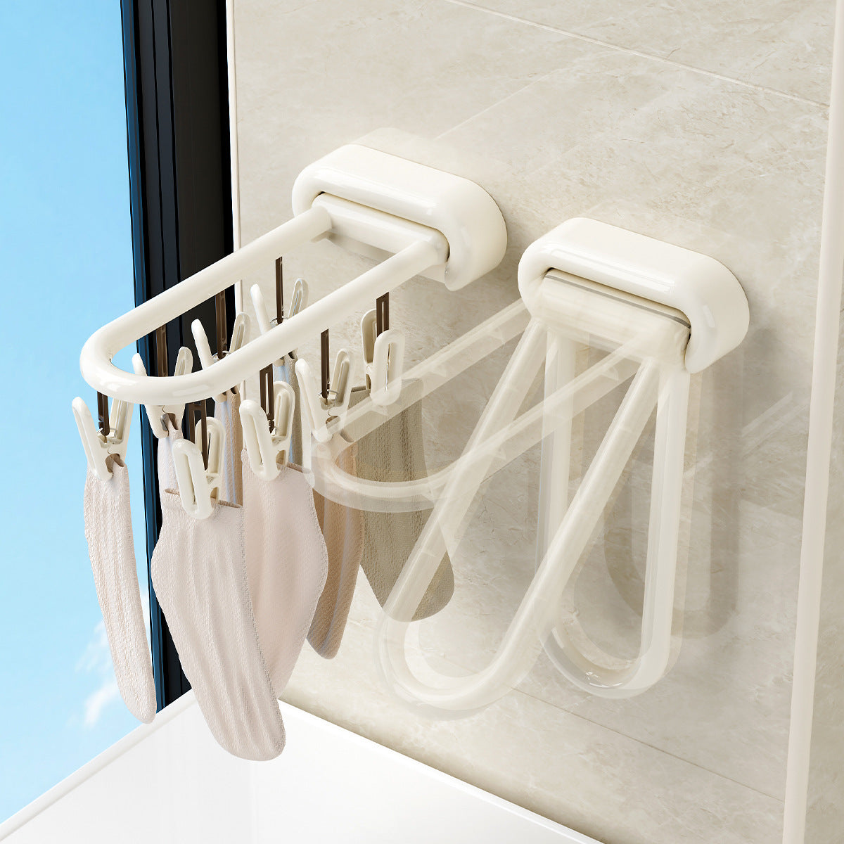Wall-Mounted Multi-Clip Organizer Siopsrl