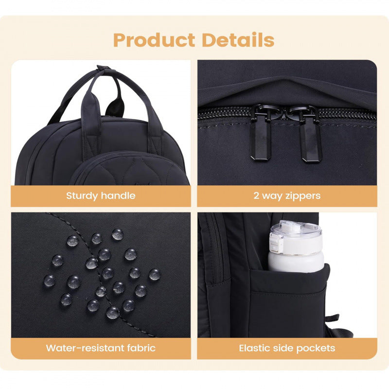 Siopsrl | Eleganter Quilted Backpack Siopsrl