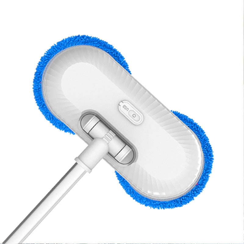 Siopsrl | electric dual-head window and floor scrubber with USB rechargeable telescopic pole Siopsrl