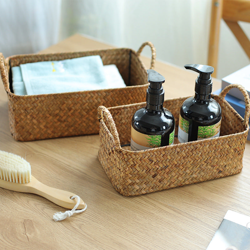 Handwoven Natural Storage Basket Siopsrl