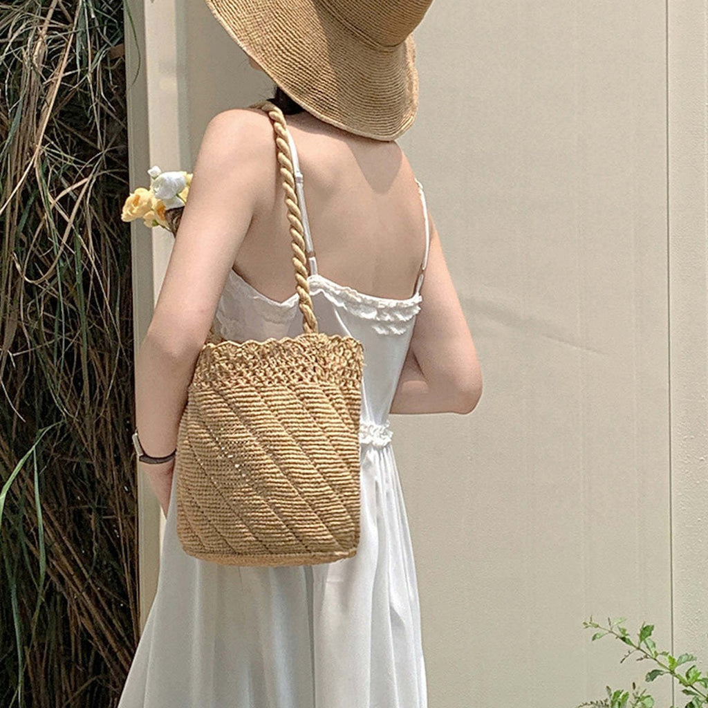 Hand-knotted basket bag Siopsrl
