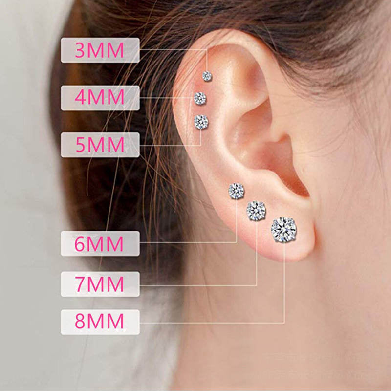 Ear studs with flat back | Siopsrl