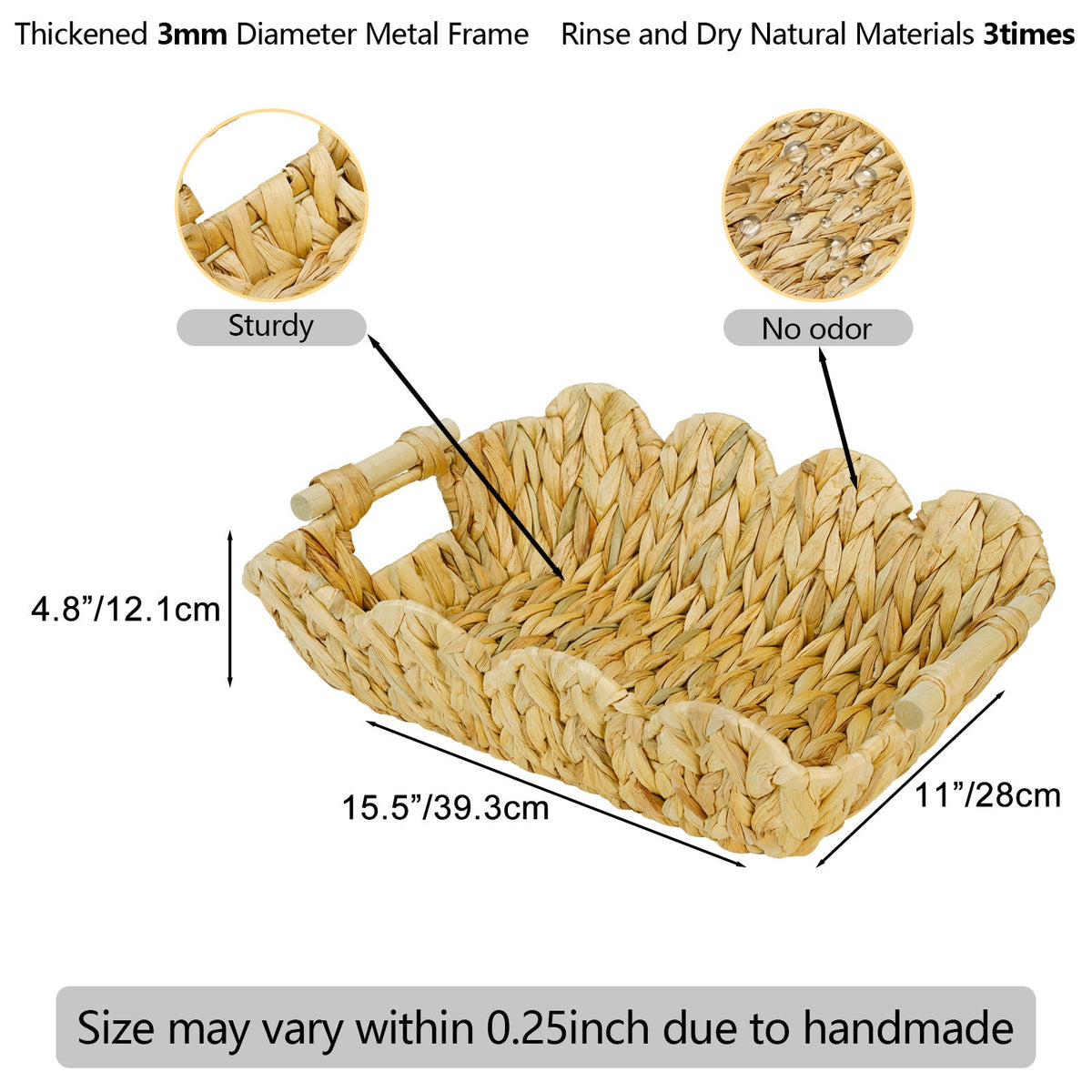 Home Storage Woven Basket Siopsrl