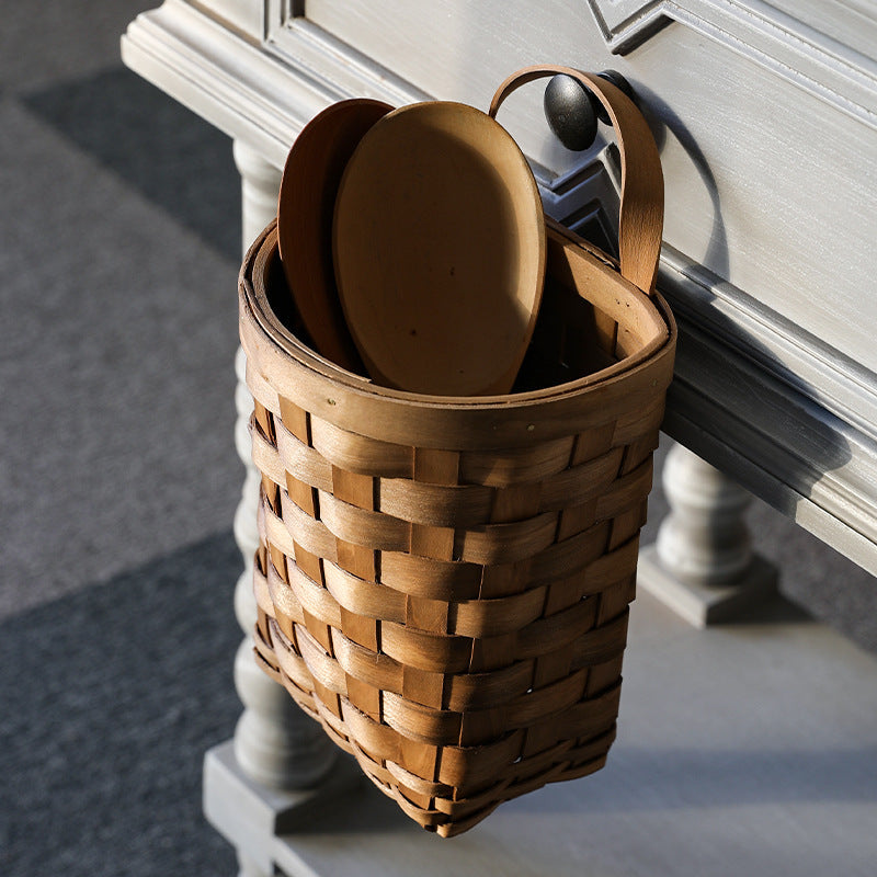 Handcrafted Wicker Storage Cylinder Siopsrl