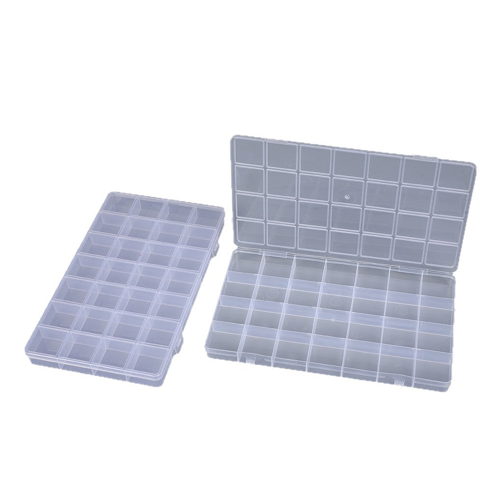 Transparent Multi-Compartment Storage Organizer Box Siopsrl