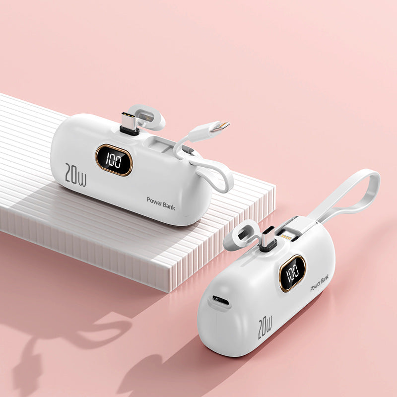 Siopsrl | Power bank with integrated charging cable Siopsrl