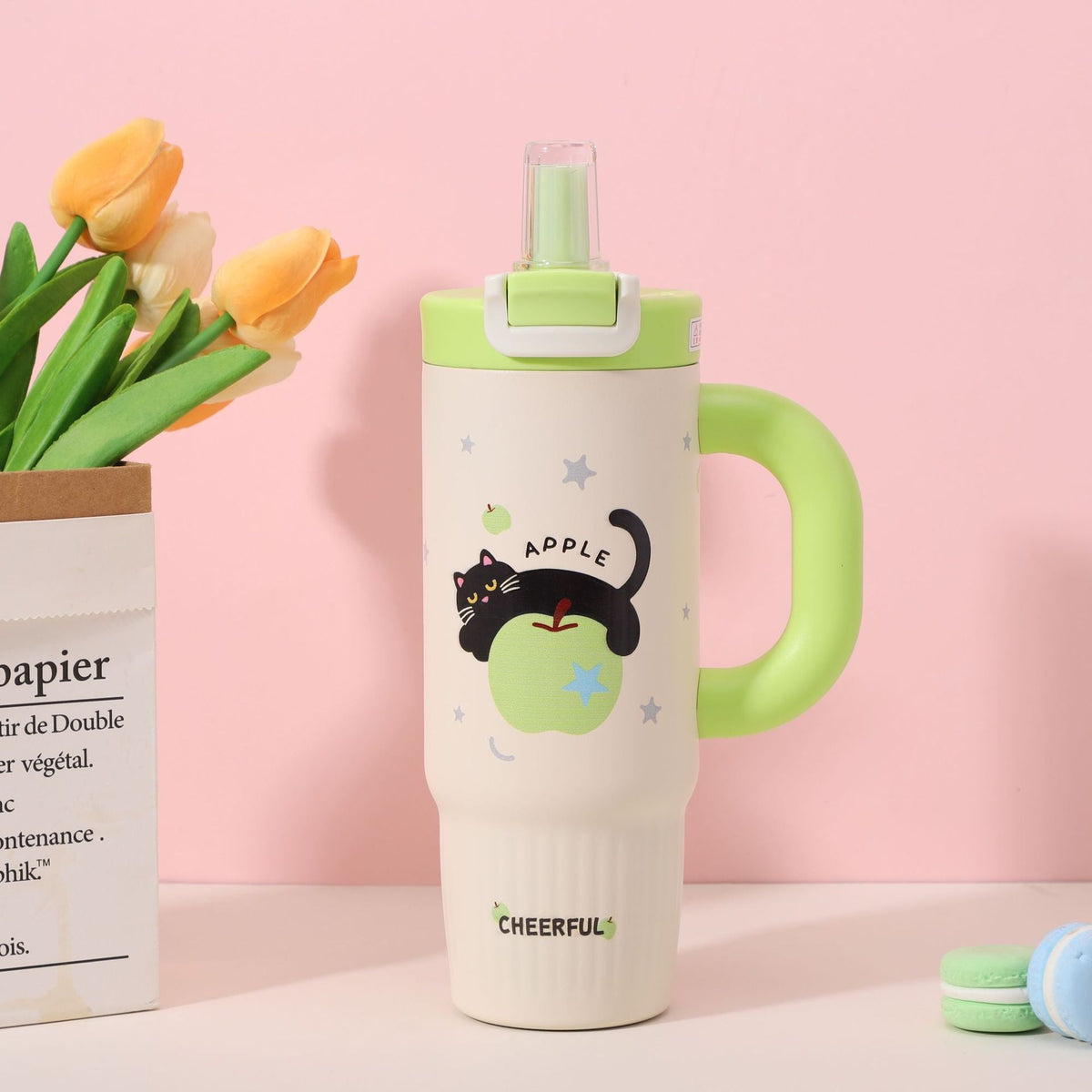 Siopsrl | Cartoon-Printed Insulated Travel Mug Siopsrl