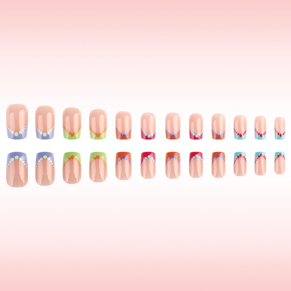 Siopsrl | Colorful Dot Design Nail Art Siopsrl