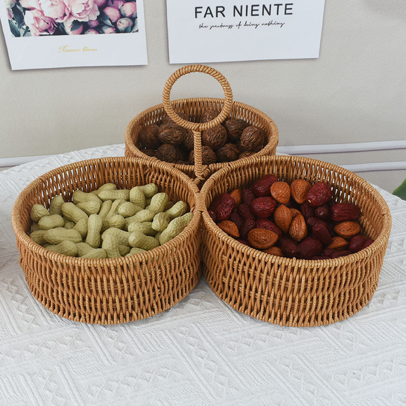 Multi-Functional Woven Storage Baskets Set Siopsrl