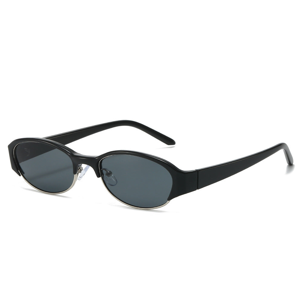 Siopsrl | Vintage-Inspired Slim Oval Sunglasses Siopsrl