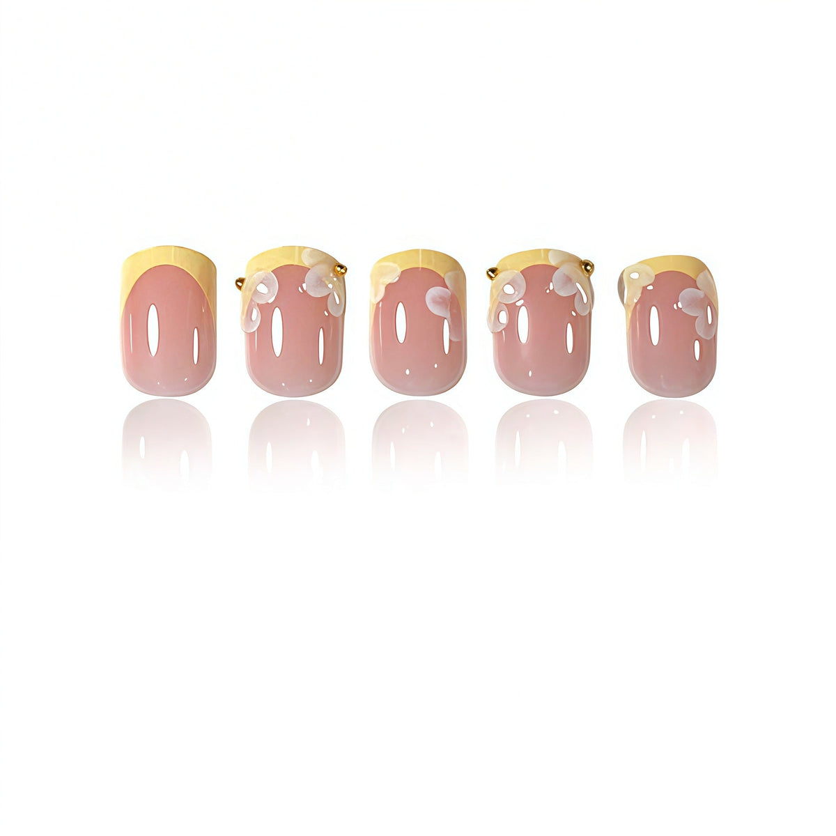 Siopsrl | French Tip Acrylic Nail Extensions Siopsrl