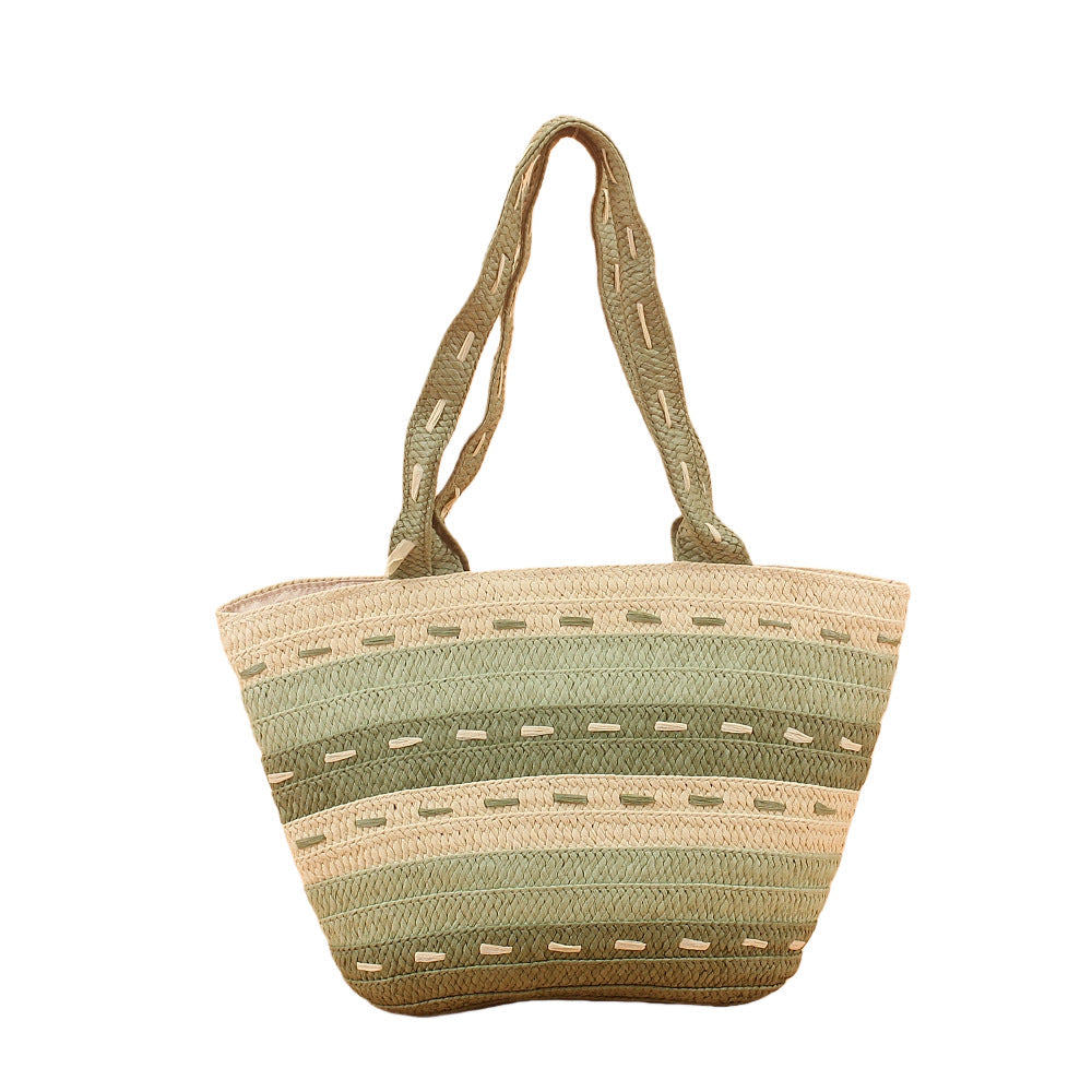 Basket bag with structured design and sturdy carrying handles Siopsrl