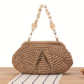 Siopsrl | Handbag with Decorative Wooden Handles Siopsrl