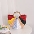 Siopsrl | Handmade wicker bag with colorful pattern Siopsrl