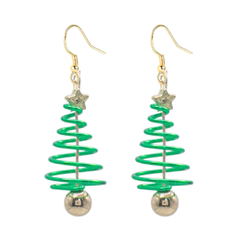 Siopsrl | Whimsical Christmas Tree Dangle Earrings Siopsrl