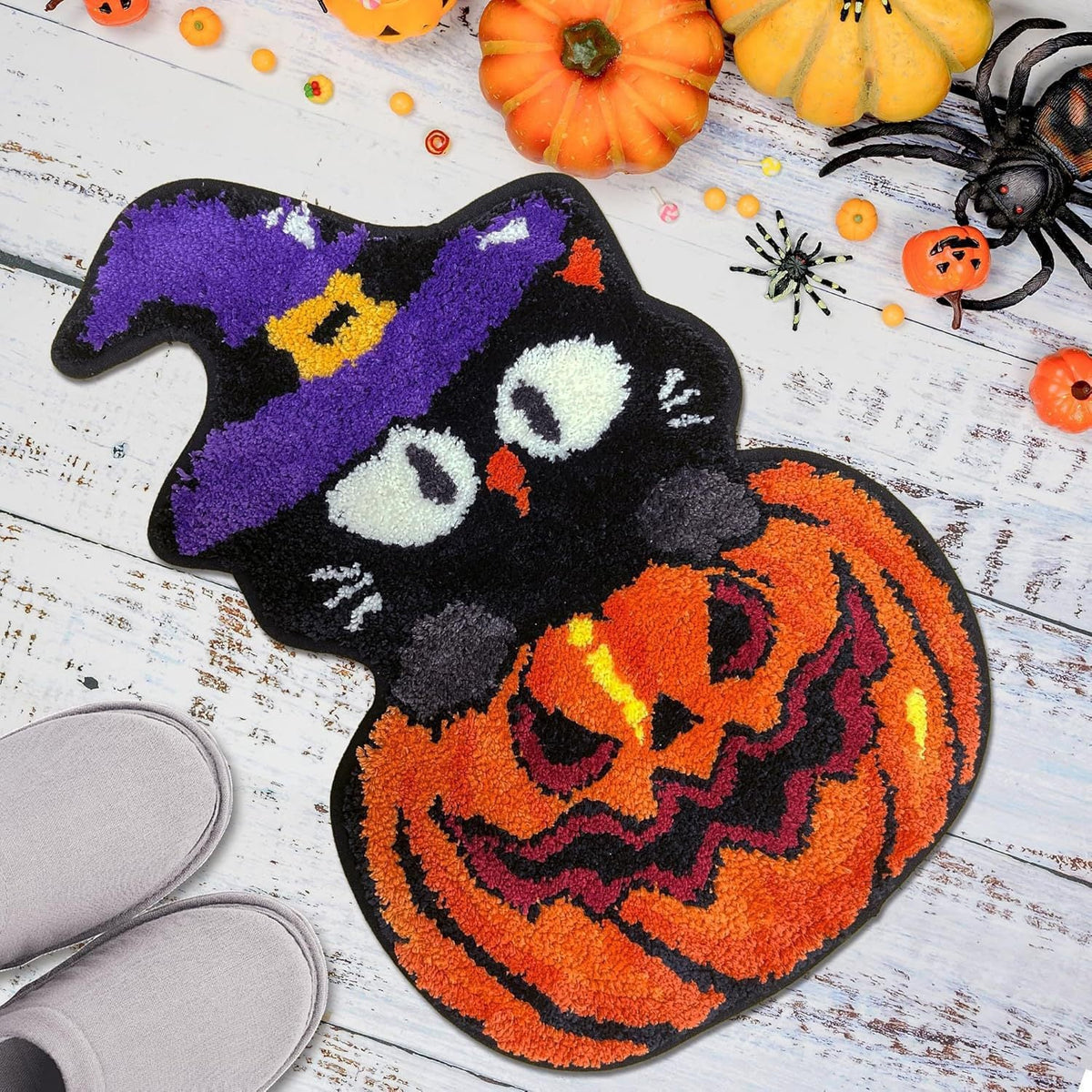 Fun Halloween-Themed Decorative Area Rug Siopsrl