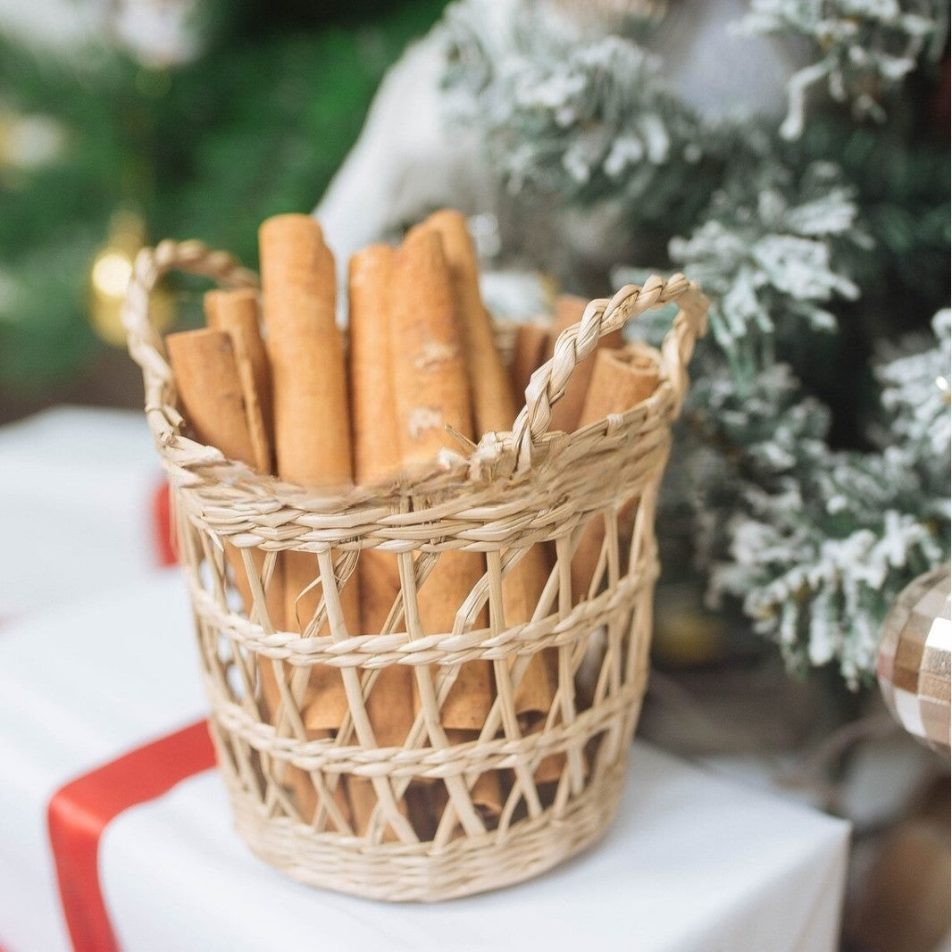 Natural Fiber Decorative Storage Basket Siopsrl