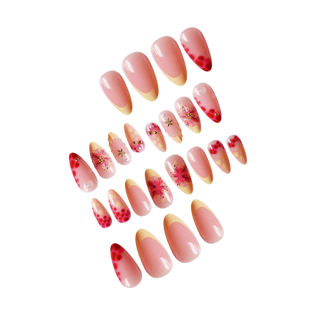 Siopsrl | Floral 3D Press-On Nail Art Siopsrl