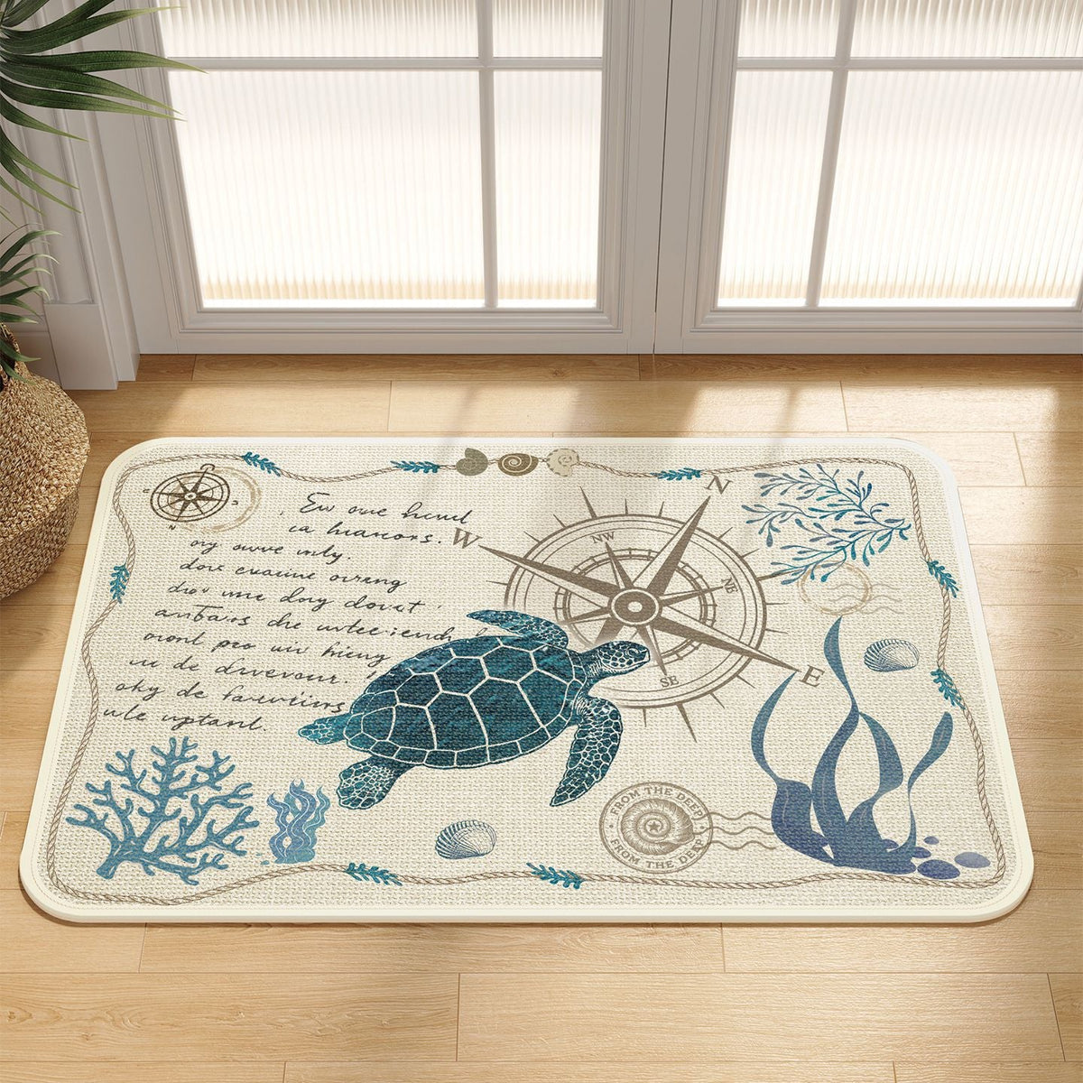 Siopsrl | Nautical-Themed Kitchen Mat