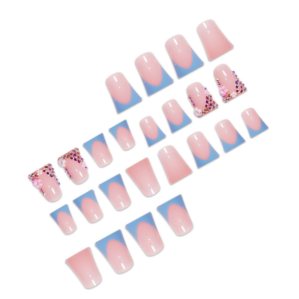 Siopsrl | Decorative Floral Press-On Nail Enhancements Siopsrl