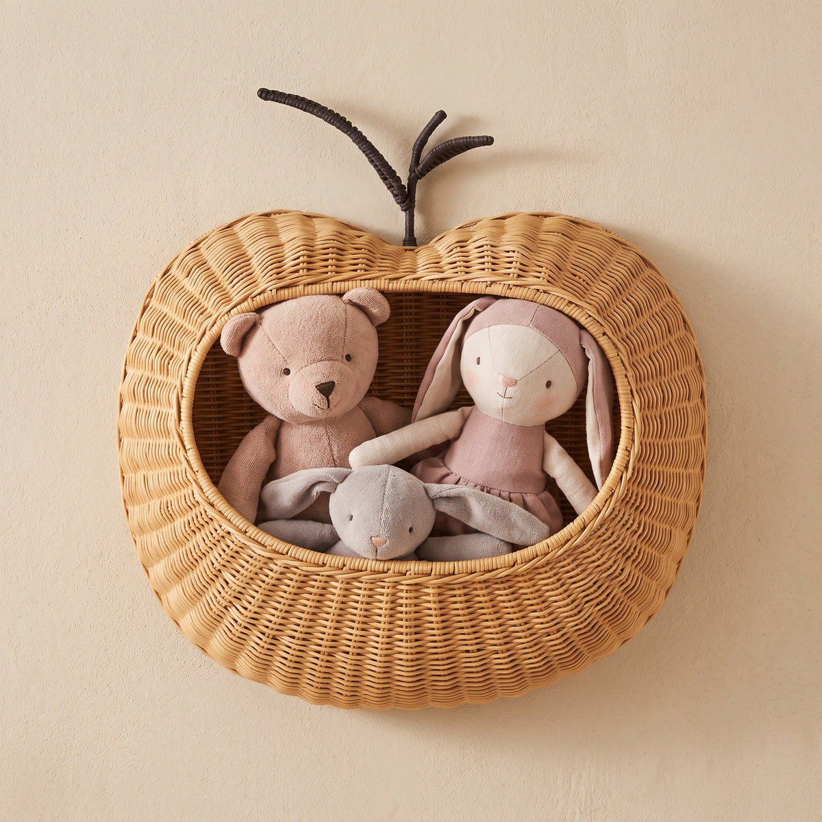 Decorative Woven Pear-Shaped Storage Basket Siopsrl