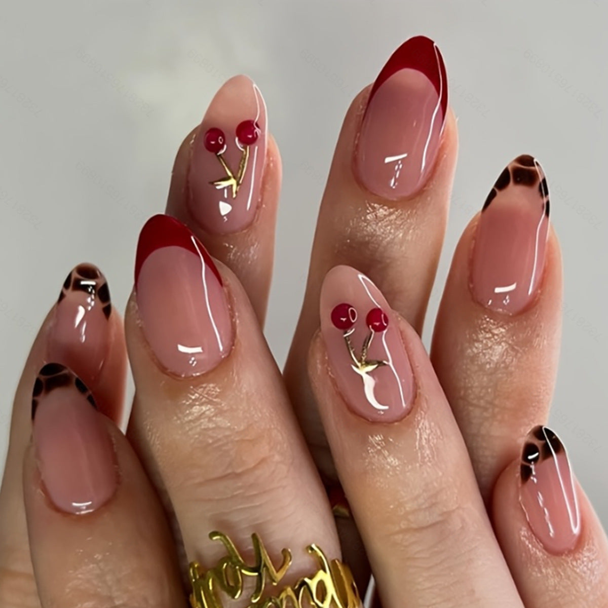 Siopsrl | Trendy French Tip Nail Art Set Siopsrl