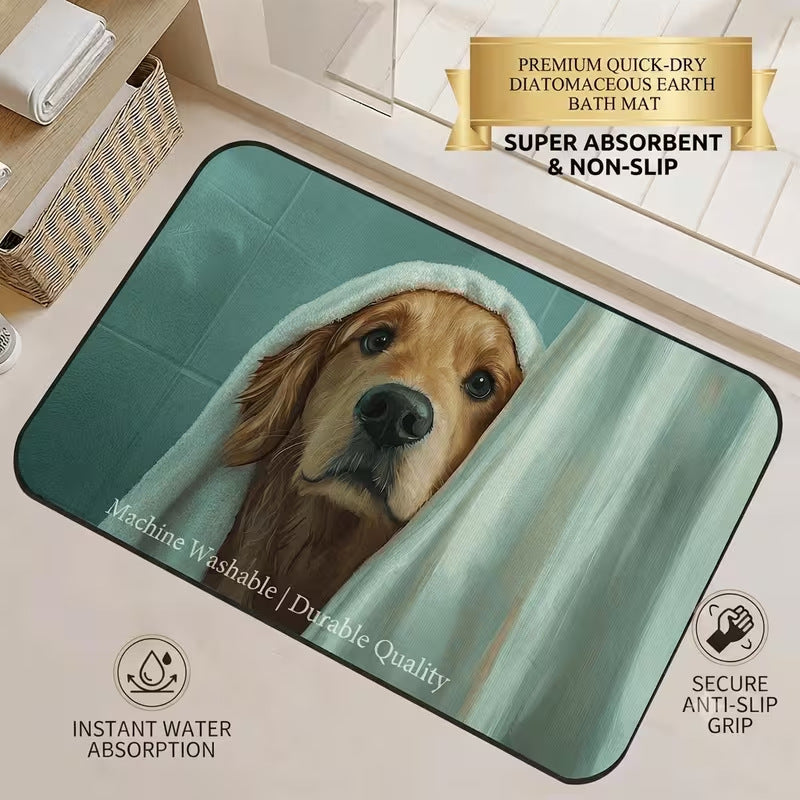 Siopsrl | Quick-Dry Diatomaceous Earth Bath Mat Siopsrl
