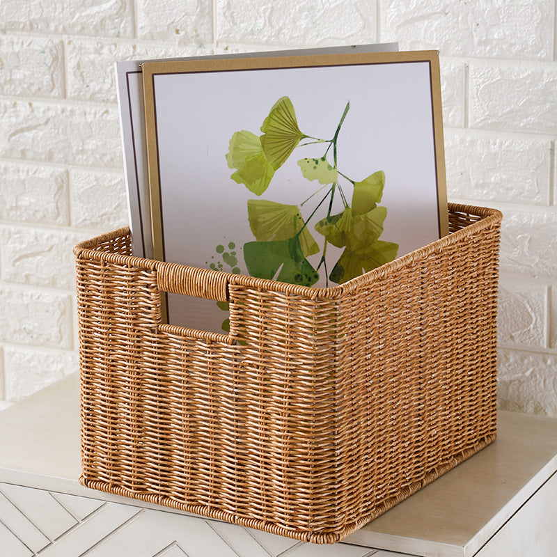 Premium Handwoven Square Storage Basket Siopsrl