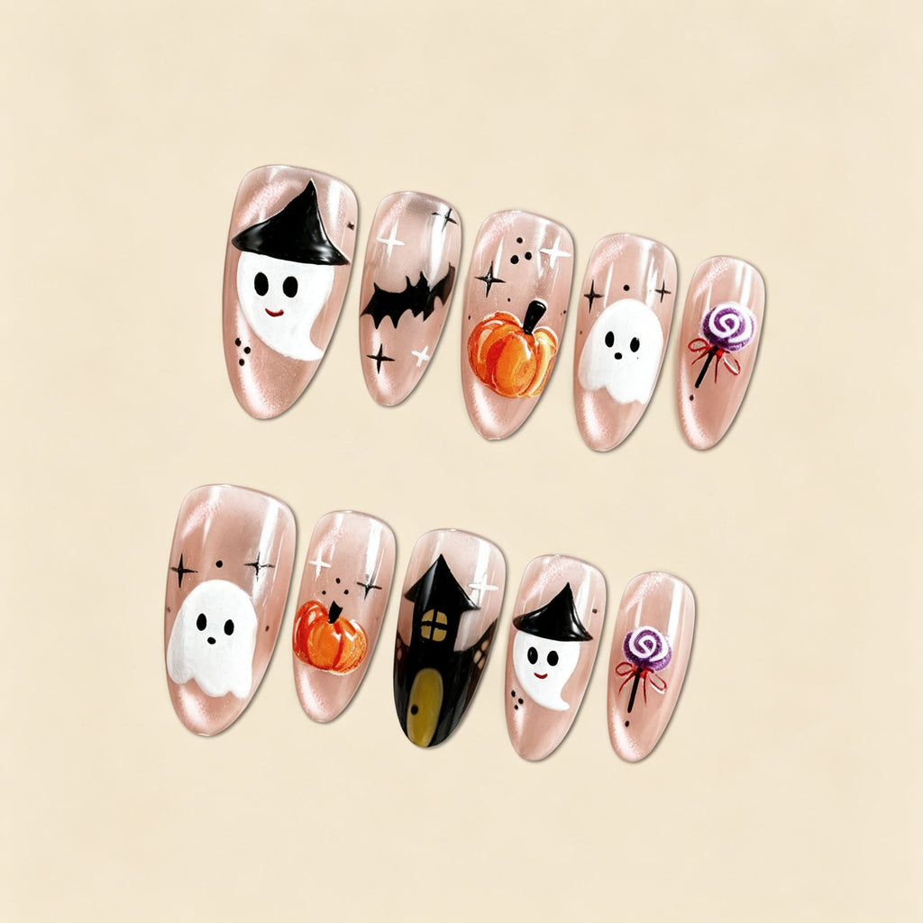 Creative Halloween Art Nail Set Siopsrl