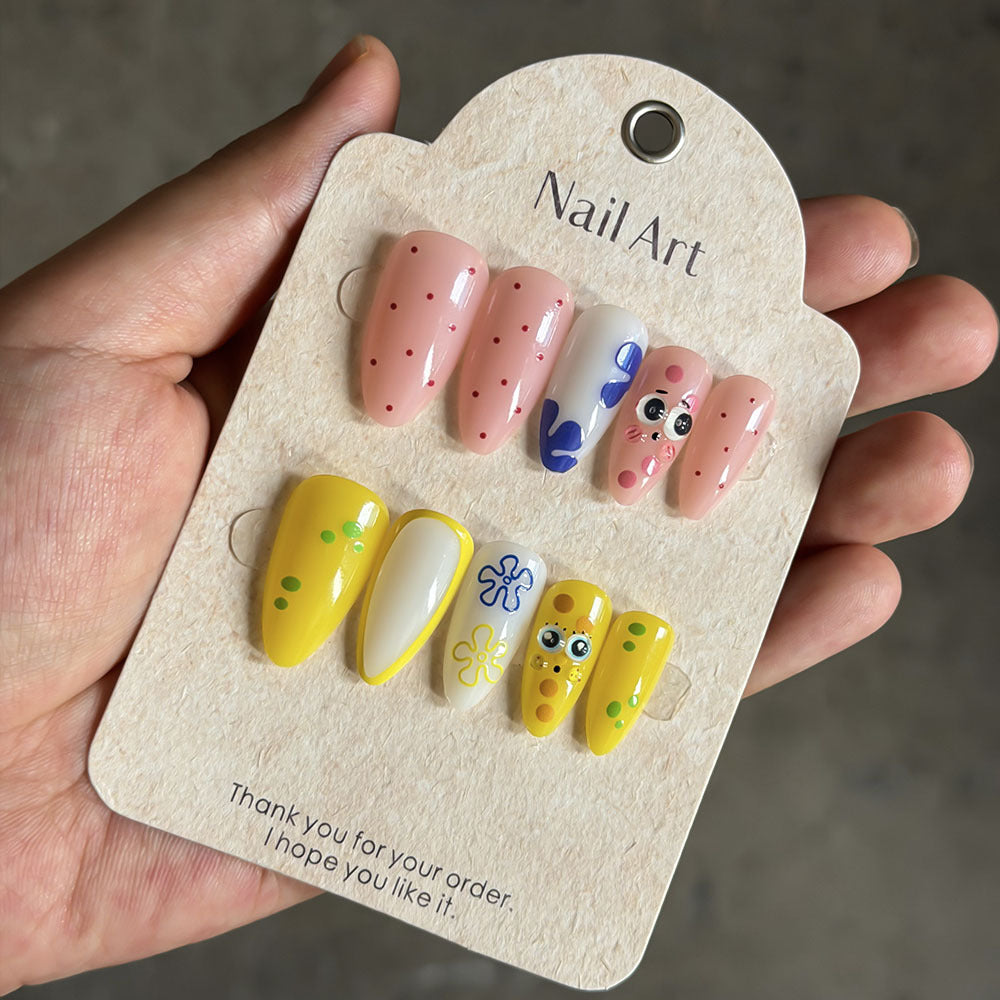 Siopsrl | Whimsical Cartoon Press-On Nail Set Siopsrl