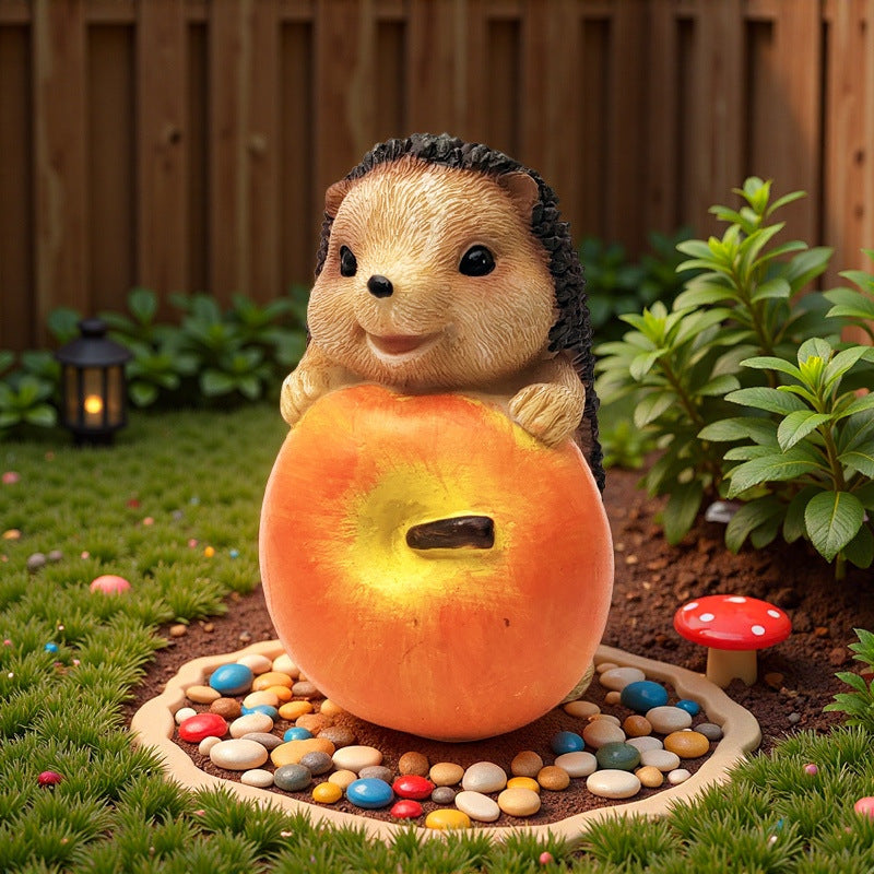 Cute hedgehog sculpture with fruit bowl Siopsrl