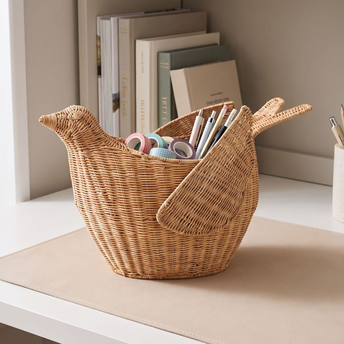 Playful basket in bird design Siopsrl