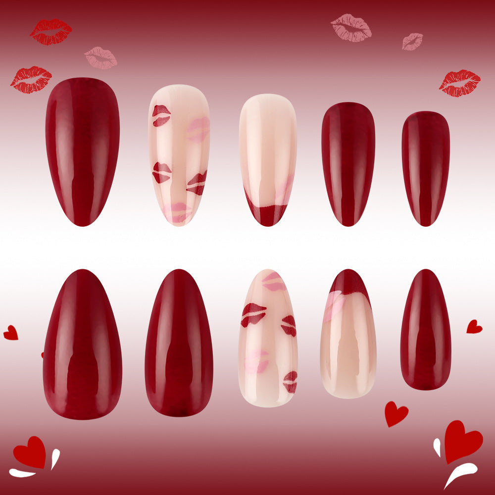 Siopsrl | Kiss-Embellished Press-On Nail Set Siopsrl