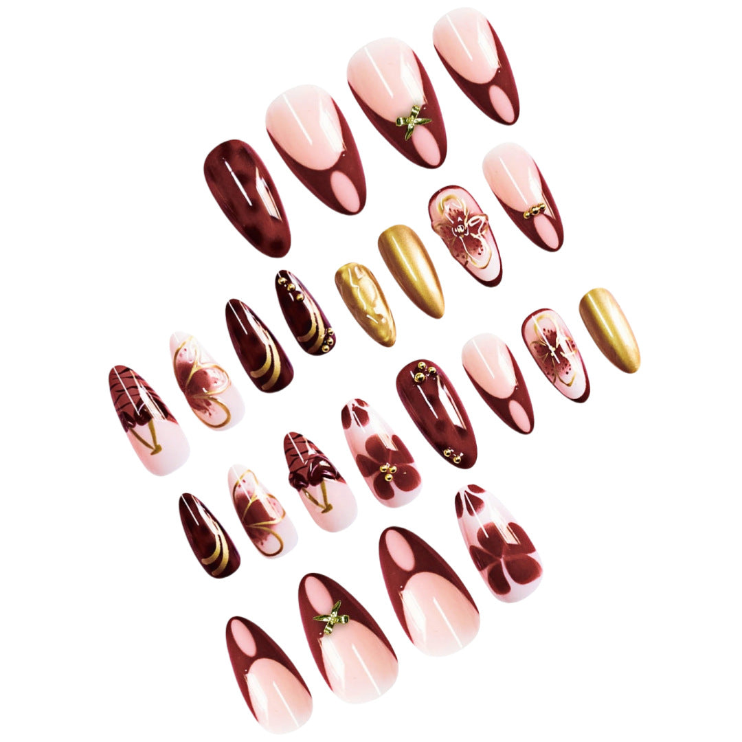 Siopsrl | Artistic Themed Press-On Nail Set Siopsrl Siopsrl | 7879Siopsrl | 3739