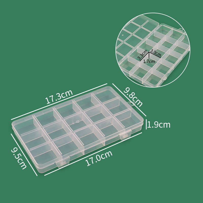 Multi-Compartment Organizer with Clear Lid Siopsrl